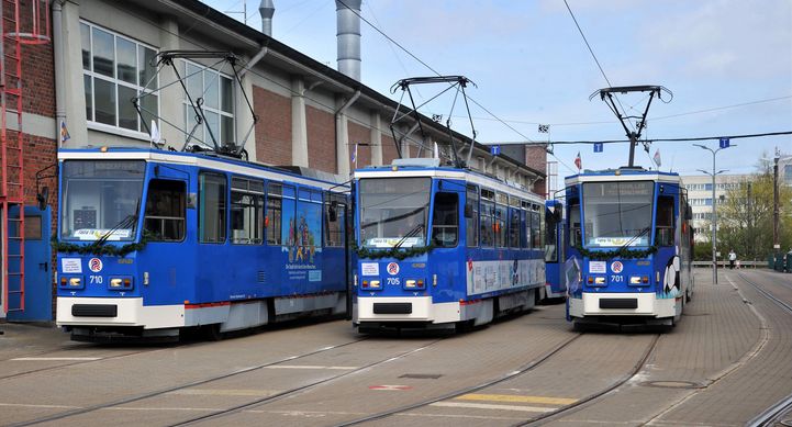 Verabschiedung der Tatra-Bahnen am 24. April 2015 (©Joachim Kloock)